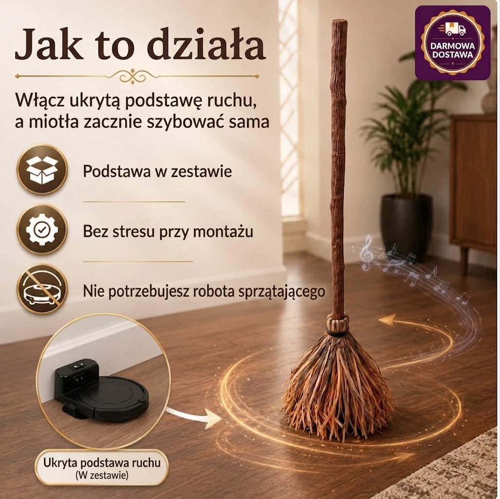 SPOKLY - SAMOJEŻDŻĄCA MAGICZNA MIOTŁA