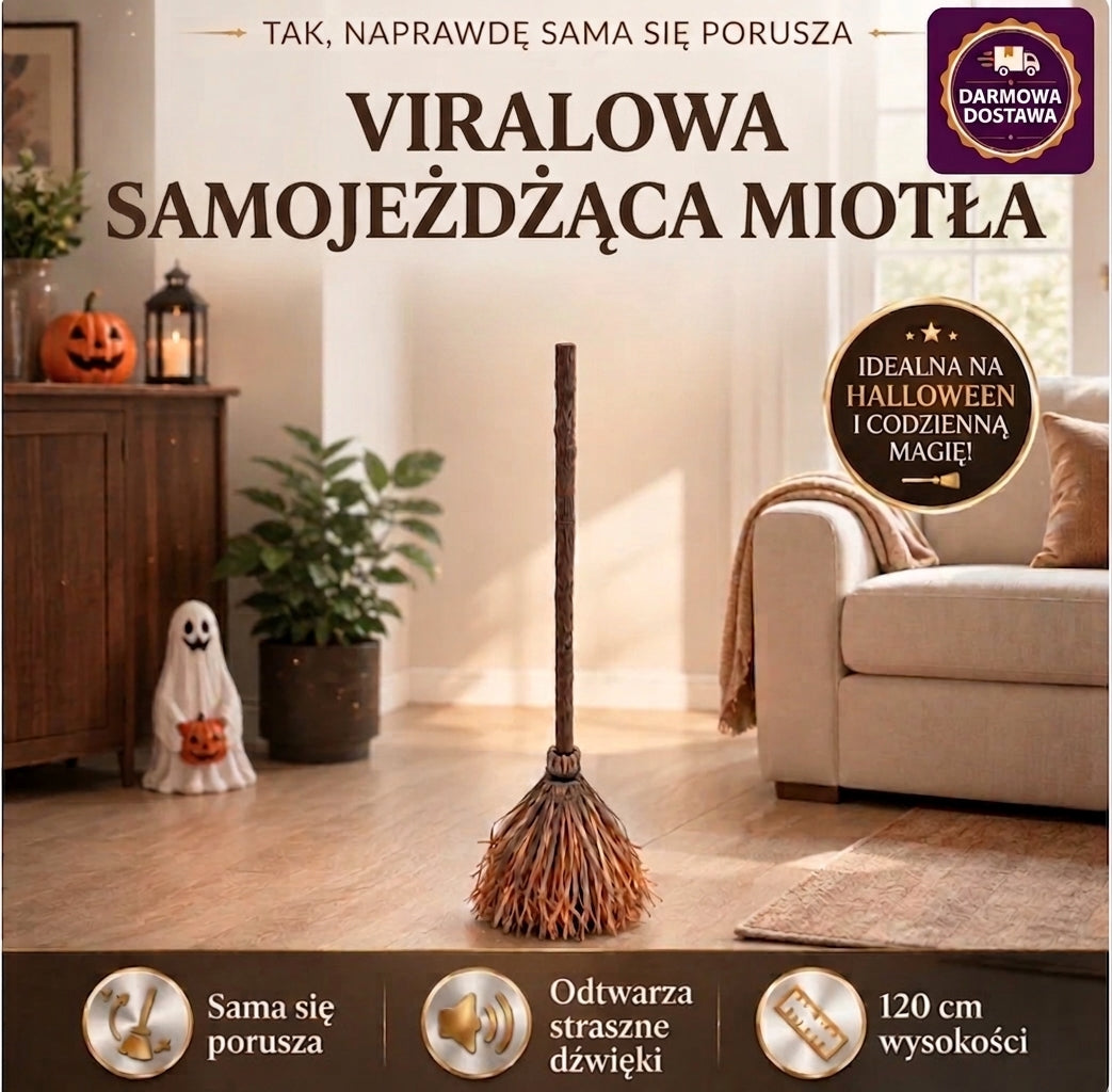 SPOKLY - SAMOJEŻDŻĄCA MAGICZNA MIOTŁA
